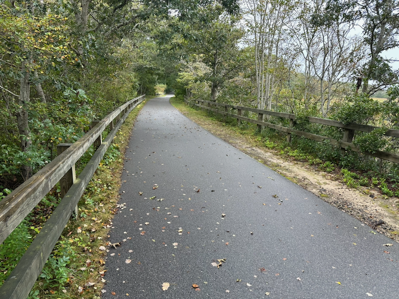Cape Cod Rail Trail near Namskaket Creek