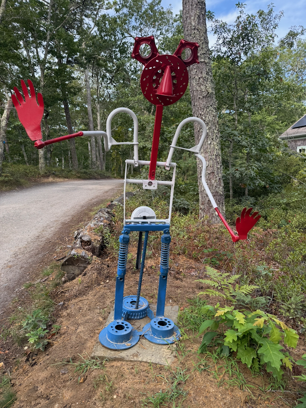 A Howard Stein metal sculpture