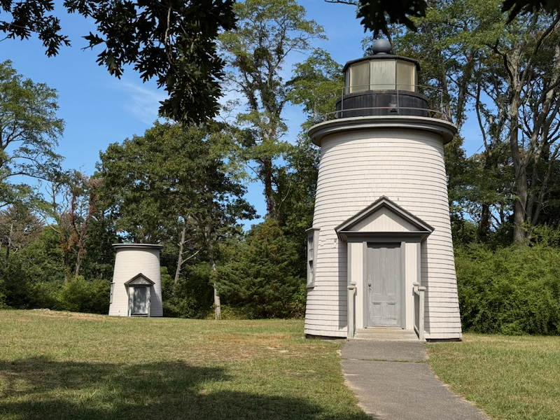Two of the Three Sisters Lighthouses